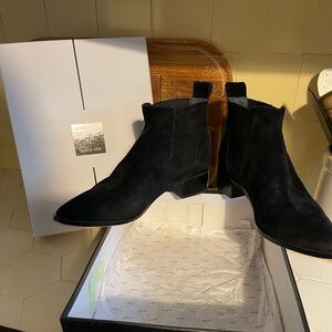 Dolce Vita Black Suede Ankle Boots